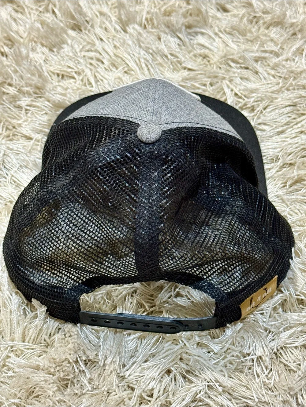 Art 4 All by Abby Paffrath Whapiti Snapback Trucker Hat Gray Black OS